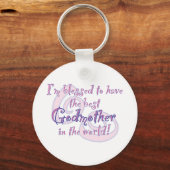 Gesegnet - Godmutter Schlüsselanhänger (Vorderseite)