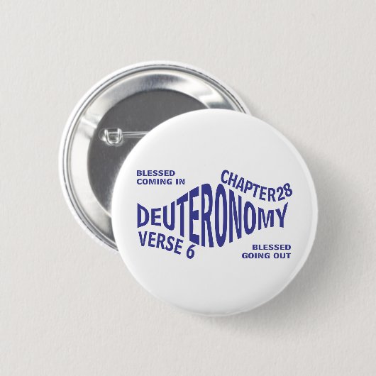 Gesegnet Going&Coming Eng Button (Vorne & Hinten)