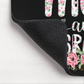 Gesegnet, Gram-Blumenliebhaber Mütter genannt zu w Mousepad (Ecke)