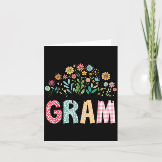 Gesegnet, Gram Floral Muttertag genannt zu werden Karte