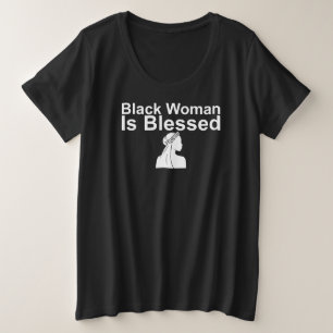 Gesegnet Große Größe T-Shirt