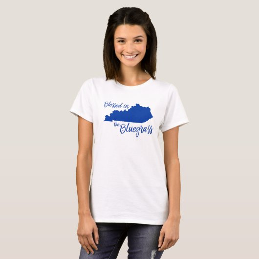Gesegnet im Bluegrass T-Shirt (Vorne ganz)