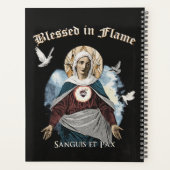 Gesegnet in Flammen - Gotisches Design Planer (Rückseite)