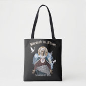 Gesegnet in Flammen - Gotisches Design Tasche (Vorderseite)