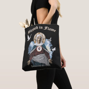 Gesegnet in Flammen - Gotisches Design Tasche