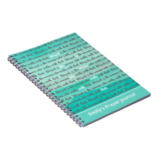 Gesegnet ist das "DamenCustom Prayer Journal" Notizblock (Rechte Seite)