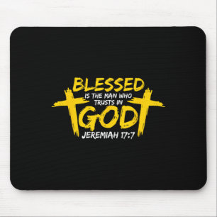 Gesegnet ist der Mann, der Gott vertraut - Christl Mousepad