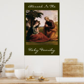 gesegnet ist die heilige Familie Poster (Küche)