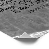 Gesegnet ist die Nation, deren Gott der Herr ist Poster (Ecke)