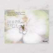 Gesegnet ist er, der auf den LORD vertraut Postkarte (Rückseite)