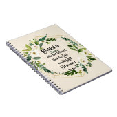 Gesegnet ist sie, die den Namen Christlich glaubte Notizblock (Rechte Seite)