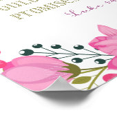 Gesegnet ist sie, die Kunst zu glauben Print Poster (Ecke)