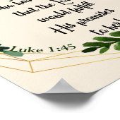 Gesegnet ist sie, die Name Christlich glaubte Poster (Ecke)