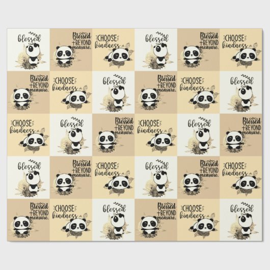 Gesegnet jenseits von Maß, gesegnet, KIndness wähl Geschenkpapier (Flach)