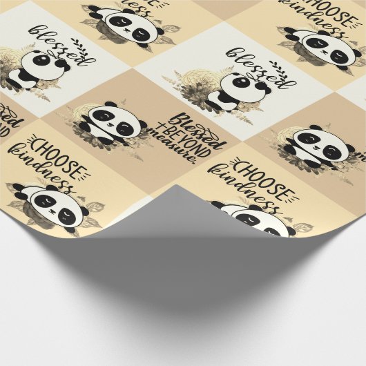 Gesegnet jenseits von Maß, gesegnet, KIndness wähl Geschenkpapier (Ecke)