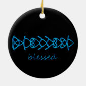 gesegnet keramik ornament (Hinten)