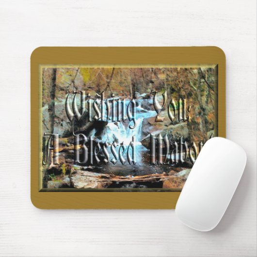 Gesegnet Mabon Mousepad (Mit Mouse)