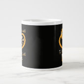 Gesegnet, Mama genannt zu werden Jumbo-Tasse (Vorderseite)