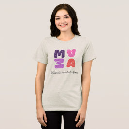 Gesegnet, Mama genannt zu werden T-Shirt Tri-Blend Shirt