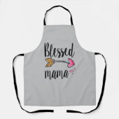 Gesegnet Mama mit Arrow Schürze (Vorderseite)