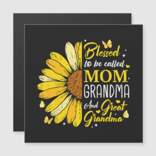 Gesegnet, Mama Oma genannt zu werden Magnetkarte