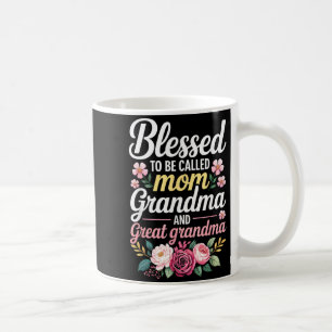 Gesegnet, Mama, Oma und Ur-Oma genannt zu werden Kaffeetasse