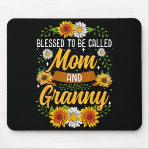 Gesegnet, Mama und Oma genannt zu werden, Shirt Sü Mousepad
