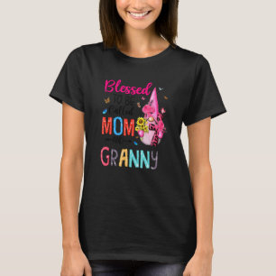 Gesegnet, Mama zu werden und Granny Christan Gnome T-Shirt