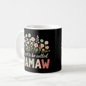 Gesegnet, Mamaw genannt zu werden Kaffeetasse (Vorderseite Links)