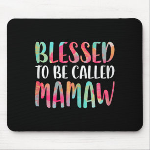 Gesegnet, Mamaw-Shirt für Frauen zum Muttertag gen Mousepad