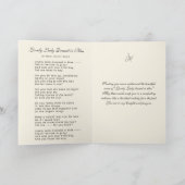 Gesegnet Mary "Lovely Lady Dressed in Blue" Gedich Karte (Innenseite)