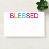 Gesegnet Mehrfarbig Post-it Klebezettel (Büro)