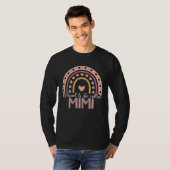 Gesegnet, Mimi Leopard Regenbogen Süße Mutter gena T-Shirt (Vorne ganz)