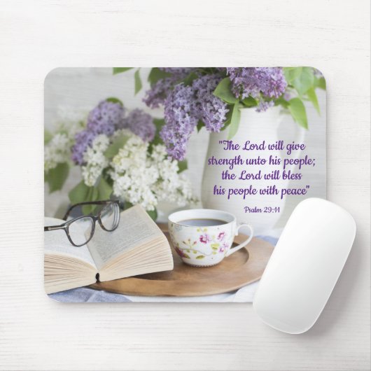 gesegnet mit Frieden Mousepad (Mit Mouse)