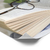 gesegnet mit Frieden Poster (Ecke)