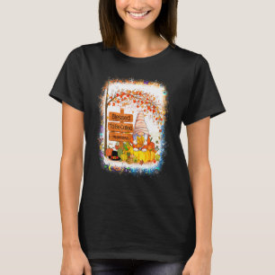 Gesegnet, Momma Gnome Fall Herbst Dank genannt zu  T-Shirt