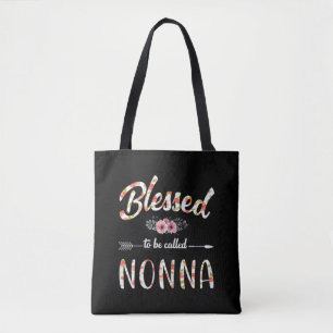 Gesegnet, Nonna farbenfroh für Oma genannt Tasche