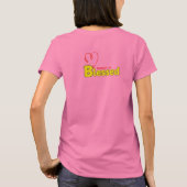 Gesegnet (Nummer 6:24) Frauenhemd T-Shirt (Rückseite)