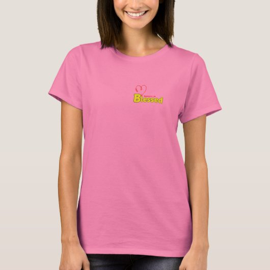Gesegnet (Nummer 6:24) Frauenhemd T-Shirt (Vorderseite)