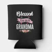 Gesegnet, Oma genannt zu werden Dosenkühler (Rückseite)