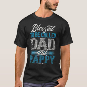 Gesegnet, Papa und Opa genannt zu werden Lustiger T-Shirt