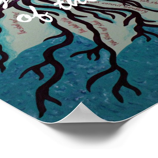 gesegnet poster (Ecke)