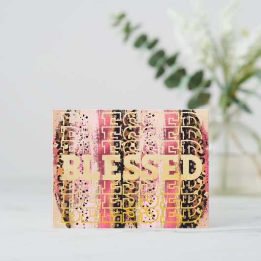 gesegnet postkarte (Stehend Vorderseite)