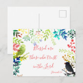 gesegnet postkarte (Vorne/Hinten)