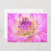 gesegnet postkarte (Vorne/Hinten)