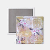 Gesegnet - Psalm 1 Magnet (Vorderseite/Rückseite)