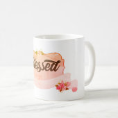 Gesegnet - Rose Kaffeetasse (VorderseiteRechts)