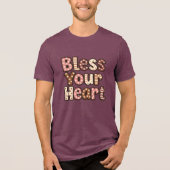 Gesegnet sei Dein Herz Tri-Blend Shirt (Vorderseite)