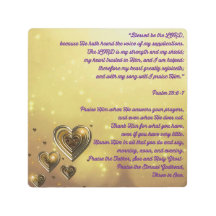 Gesegnet Sei der Herr Psalm 28:6-7