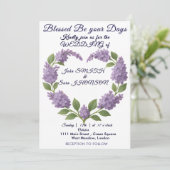 Gesegnet sei dieser Tag der Gewerkschaft Einladung (Stehend Vorderseite)